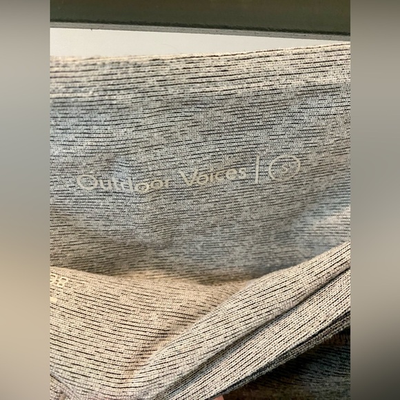 Outdoor Voices Spring 7/8 Multicolored Leggings- Heather Dove - Picture 3 of 5